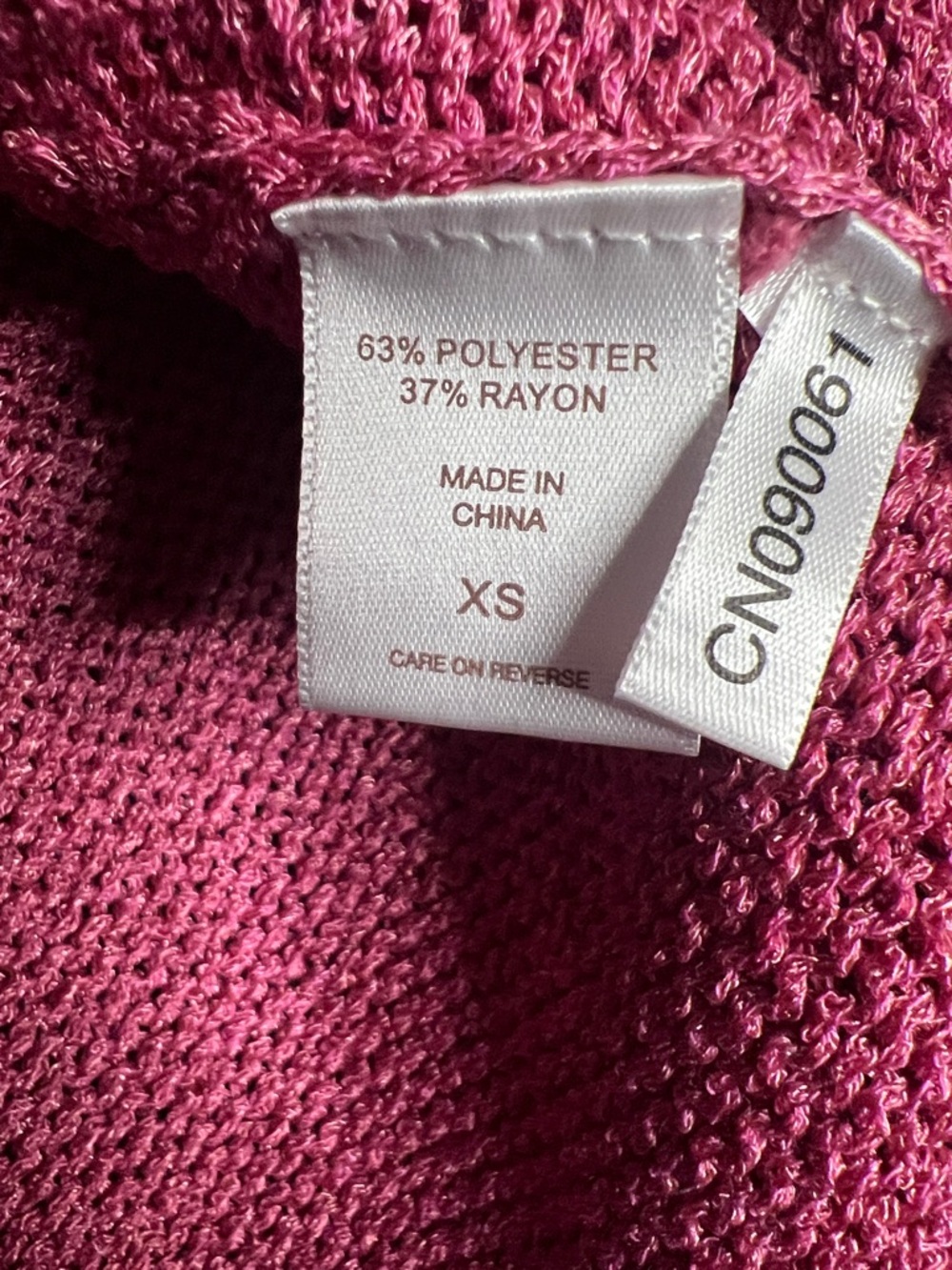 NY&Co Pink Knit Strappy Tank Top - Picture 2 of 4